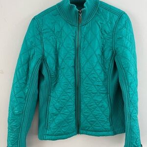 Prana Women's Quilted Puffer Jacket - Turquoise